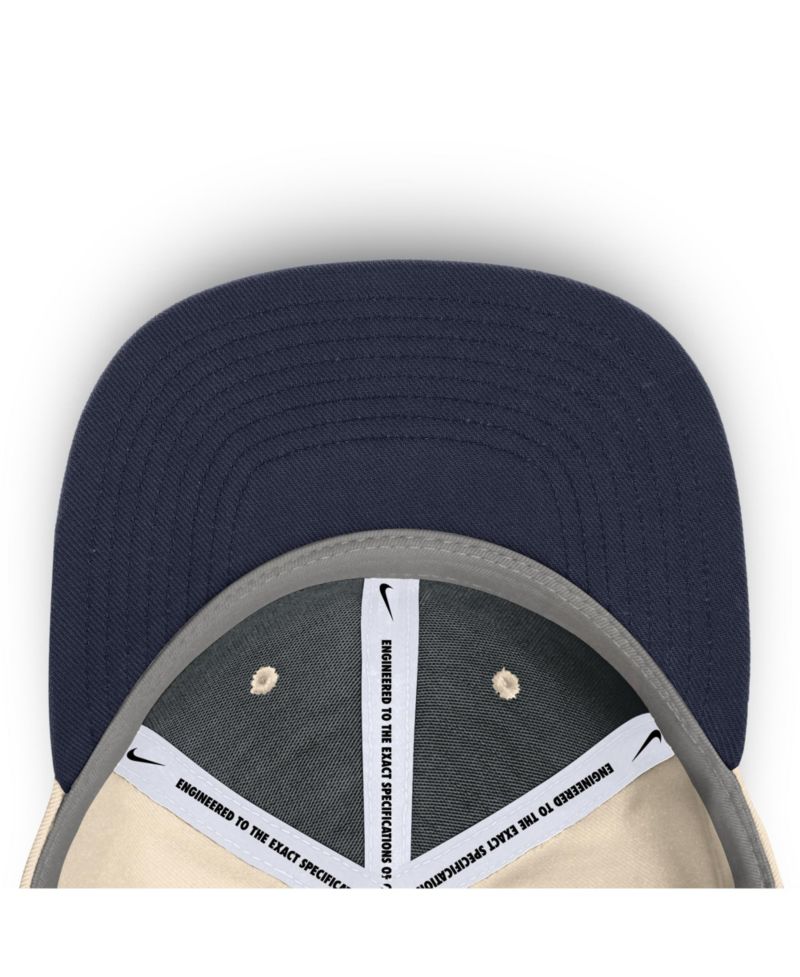 Men's Natural West Virginia Mountaineers Primetime True Performance Fitted Hat