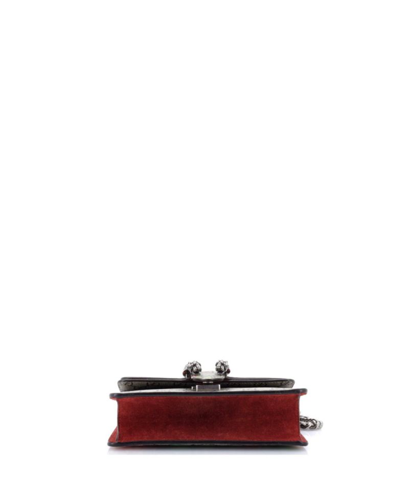 Mini Dionysus Bag Blooms Print GG Coated Canvas