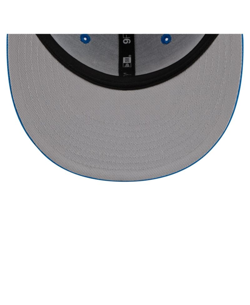 Men's Blue Detroit Lions Core Team 9FIFTY Trucker Snapback Hat