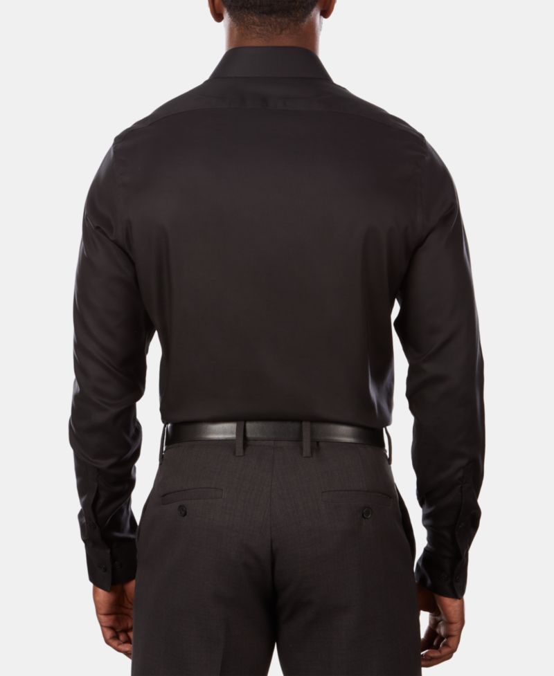 Мужская рубашка Calvin Klein Steel+ Slim-Fit из негладкого эластичного материала Performance Dress