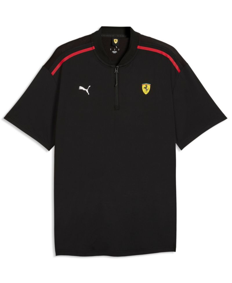 Men's Ferrari Cloudspun Half Zip Polo Shirt