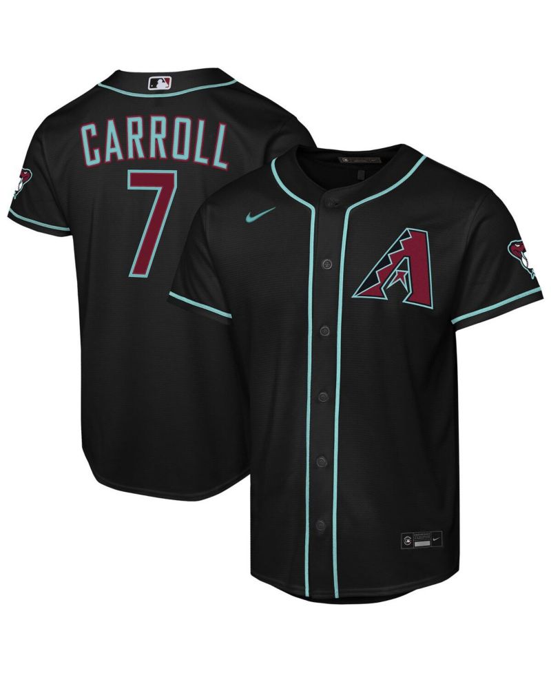 Big Boys and Girls Corbin Carroll Black Arizona Diamondbacks Alternate Stadium Jersey