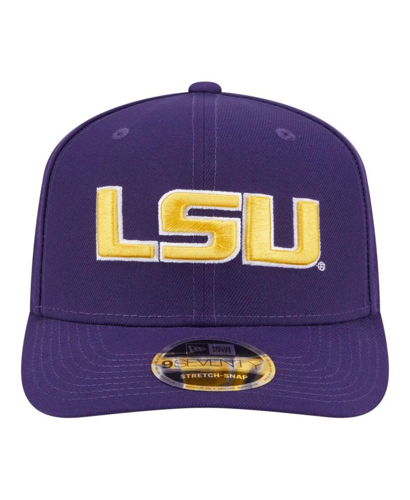 Men's Purple LSU Tigers Team Collective 9SEVENTY Stretch-snap Adjustable Hat