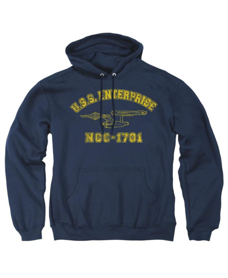 Men's Enterprise Graphic Kangaroo-Pocket Hoodie