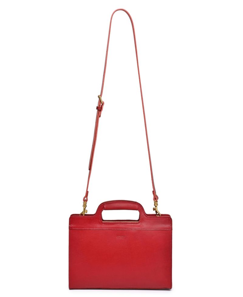 Women's Genuine Leather Sleek Creek Crossbody Bag