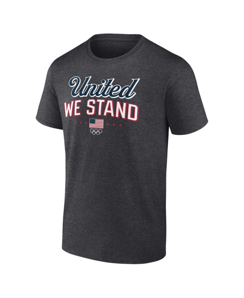 Men's Heather Charcoal Team USA Victory T-Shirt