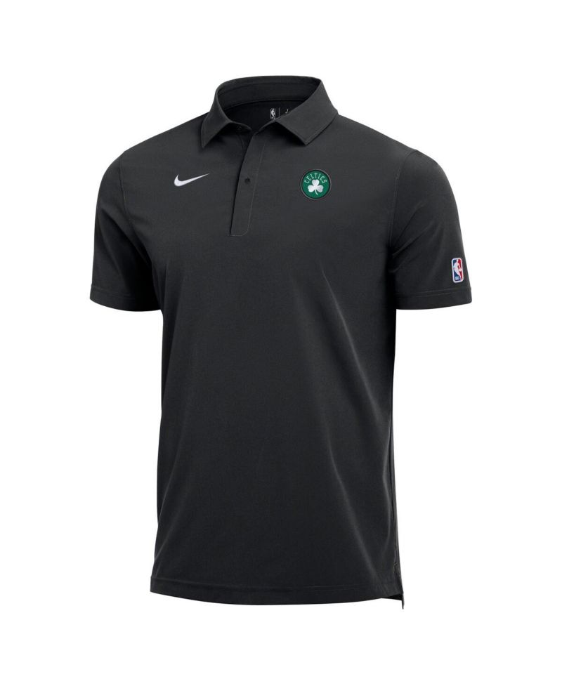 Men's Black Boston Celtics 2025/26 Authentic Dri-FIT Coaches Polo Shirt