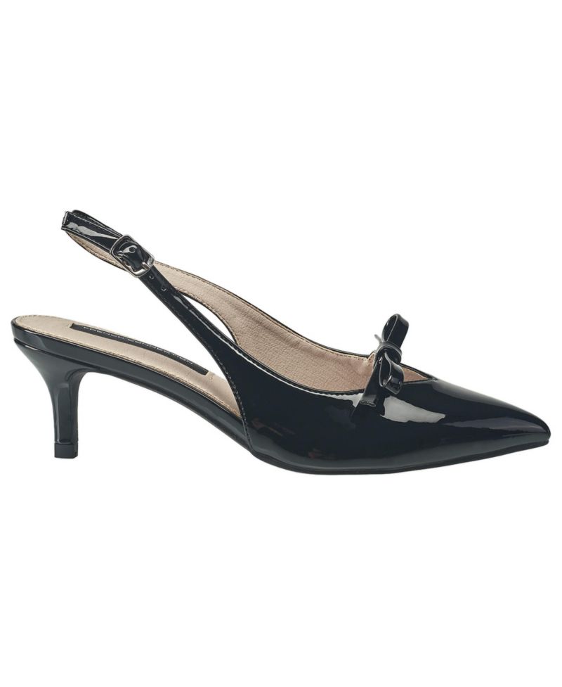 True Religion Ladies Quinny Slingback Kitten Heel