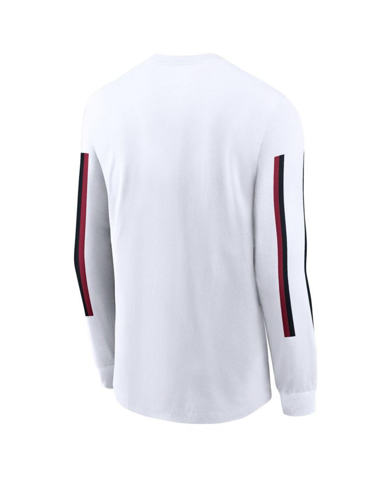 Men's White Stanford Cardinal Local Spirit Slogan Long Sleeve T-Shirt