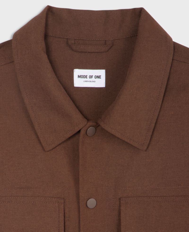 Men's Relaxed-Fit Utility Overshirt