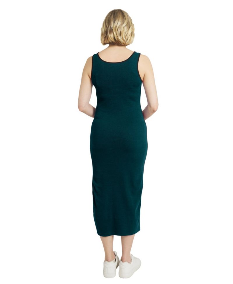 Women's Midnight Green Philadelphia Eagles Ribbed Tank Dress