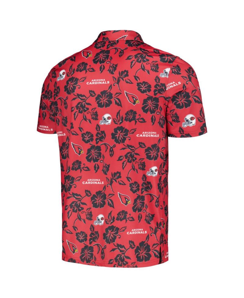 Men's Cardinal Arizona Cardinals Pua Performance Polo Shirt