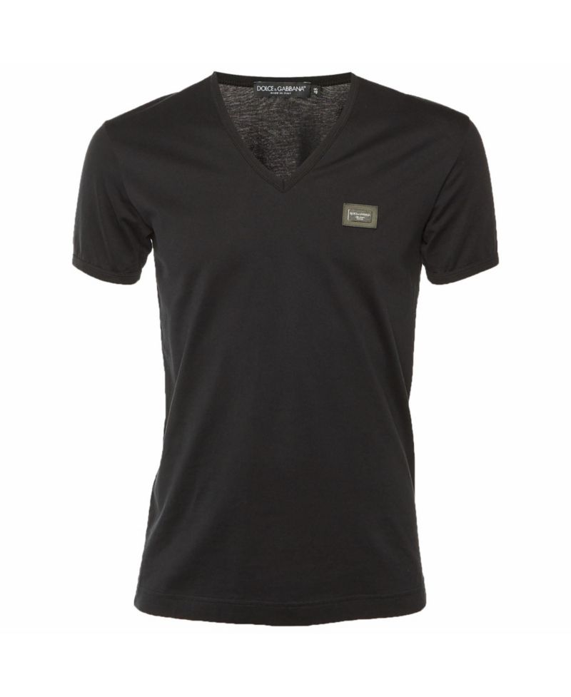 Women's V-Neck Logo Patch T-Shirt