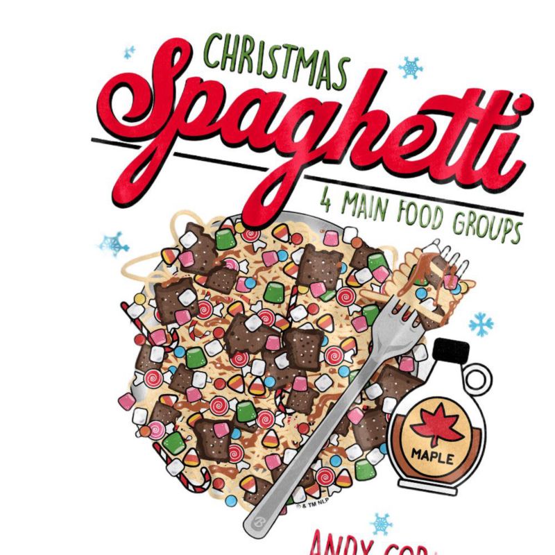 Men's Christmas Spaghetti T Shirt