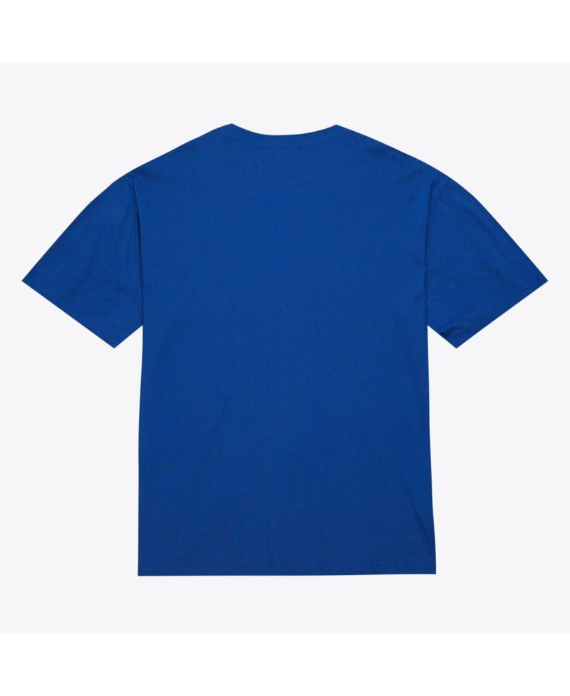 Men's Mitchell Ness Royal Philadelphia 76ers Vintage Wordmark T-Shirt