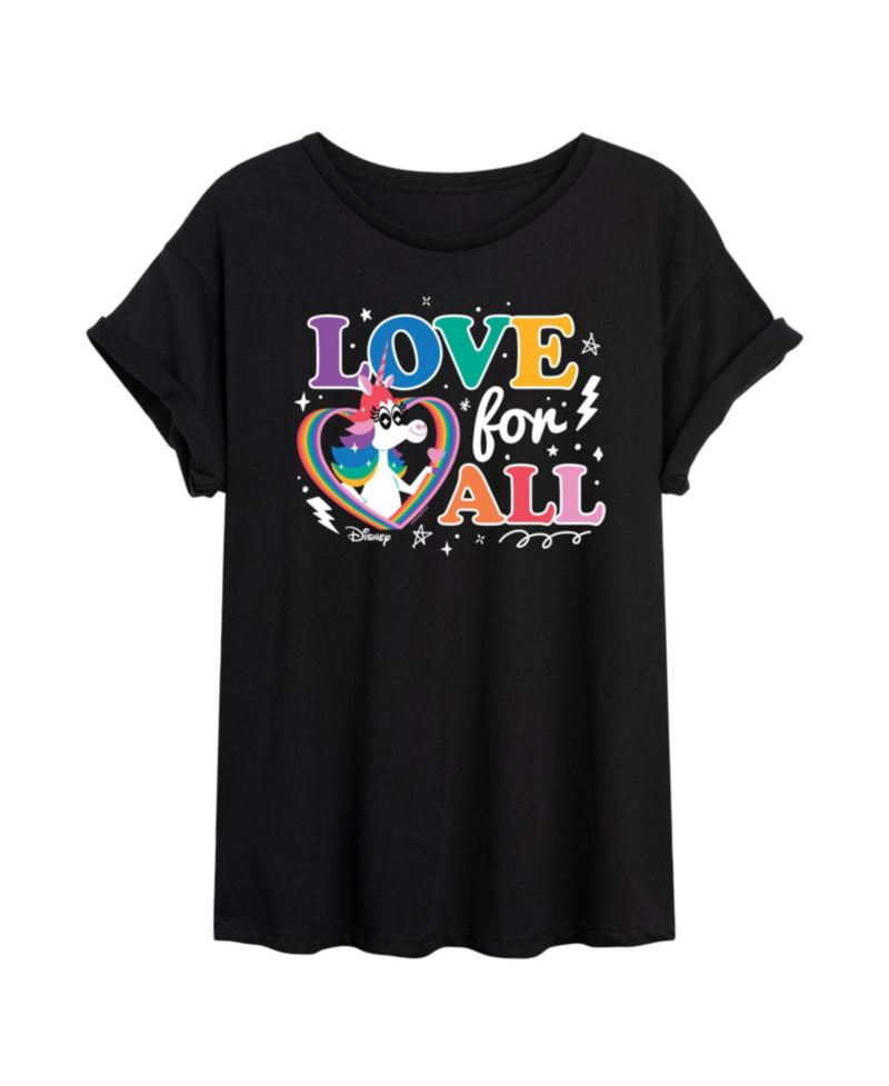 Trendy Juniors Inside Out Pride Graphic Oversized Tee