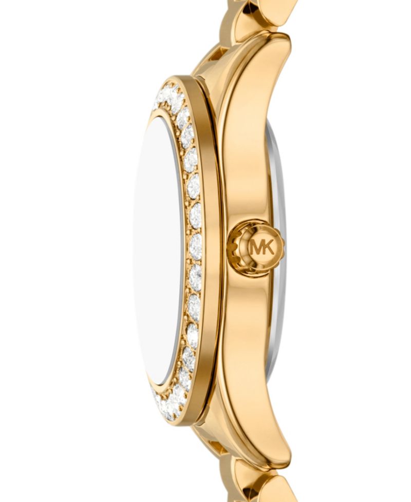 MICHAEL Women's Lexington Three-Hand Gold-Tone Stainless Steel Watch 26mm