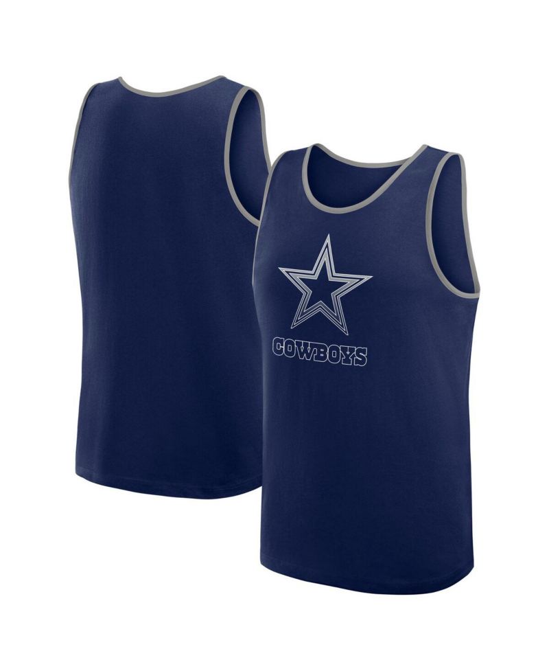 Men's Navy Dallas Cowboys Unmatched Success Tank Top