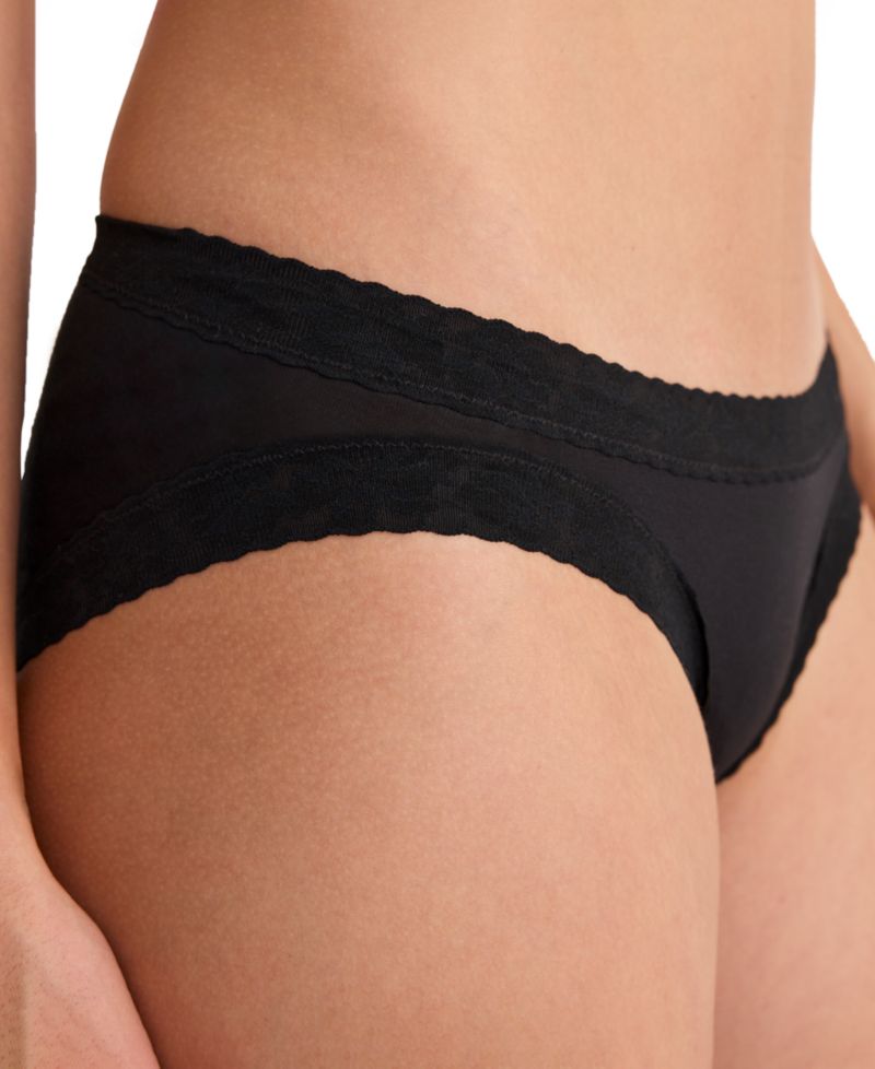 Soft Stretch Lace Mid Rise Bikini Bottoms 4519