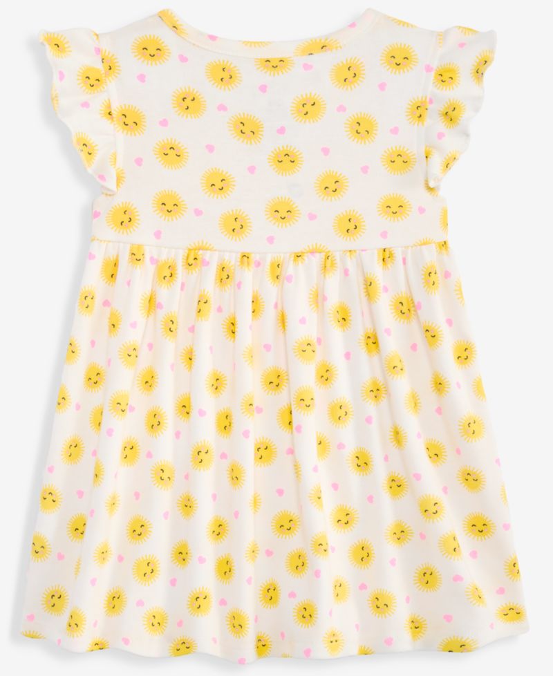 Baby Girls' 0M-24M Sun Heart-Print Dress