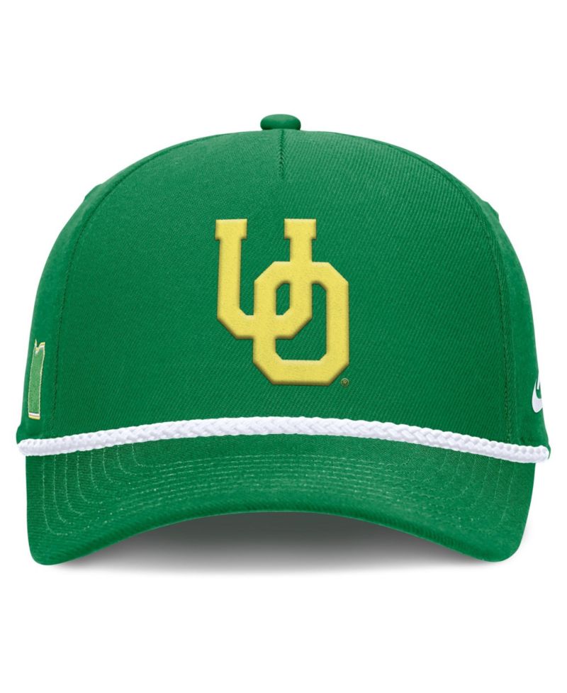 Men's and Women's Green Oregon Ducks 2026 Basketball Refresh 5-Panel Rope Rise Hat