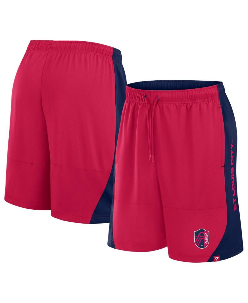 Men's Red St. Louis City SC Throw-In Shorts