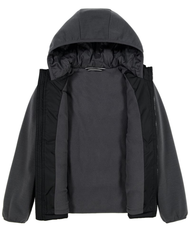 Boys' 8-20 Full-Zip Quilted Hooded Jacket