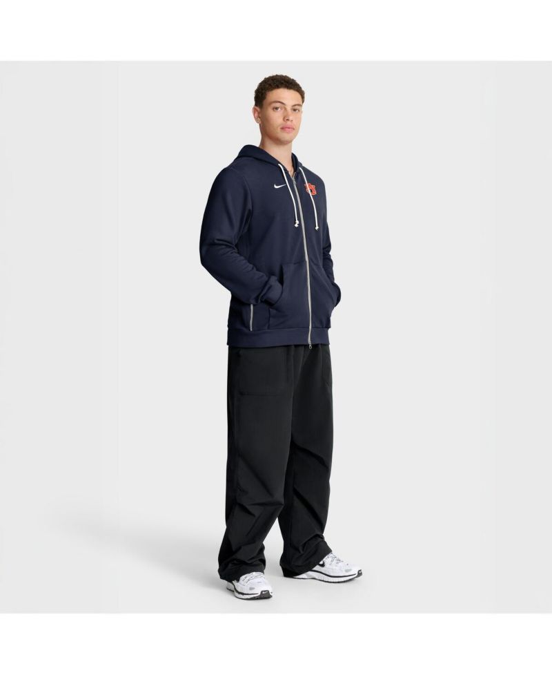 Men's Navy Auburn Tigers 2025 Sideline Standard Issue Dri-FIT Full-Zip Hoodie