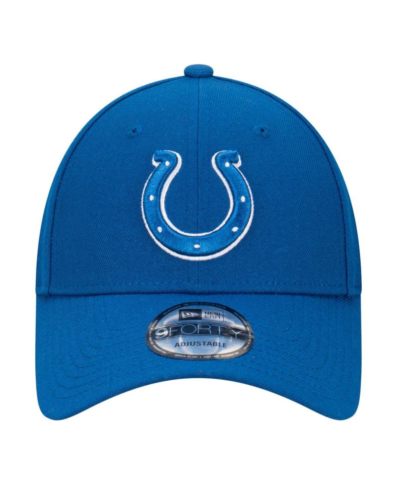 Men's Royal Indianapolis Colts Core Team 9FORTY Adjustable Hat