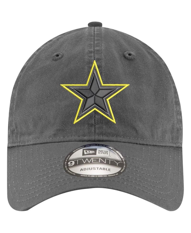 Men's Graphite Dallas Cowboys Volt 9Twenty Adjustable Hat