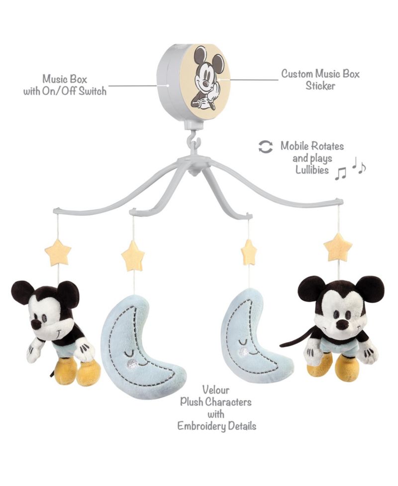 Moonlight Mickey Musical Rotating Crib Mobile