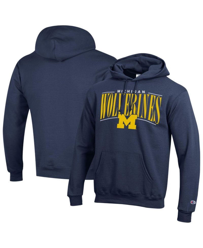 Men's Navy Michigan Wolverines Team Pride Power Blend Hoodie