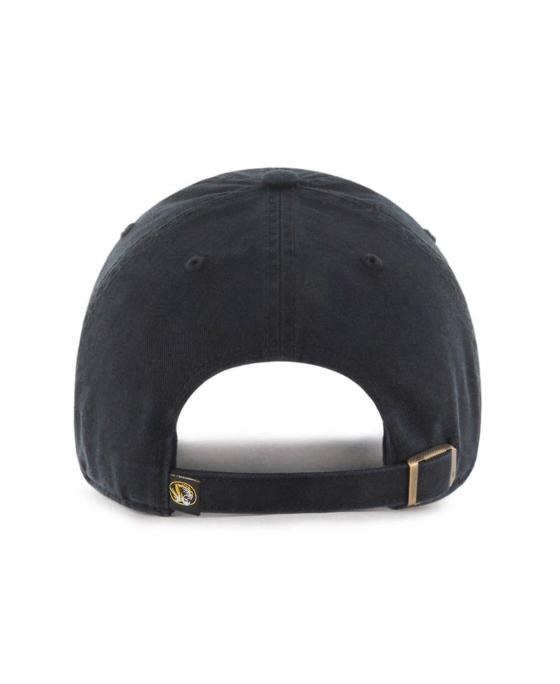 Big Boys and Girls '47 Black Missouri Tigers Clean Up Adjustable Hat
