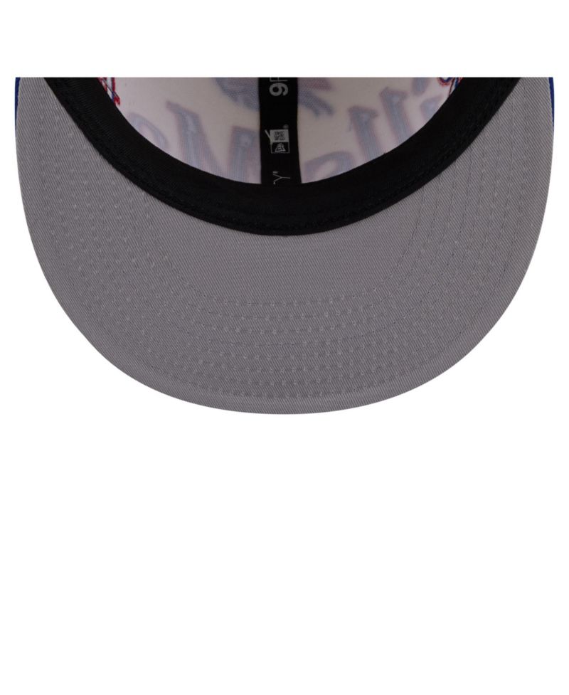 Men's Cream Buffalo Bills Bills Mafia Oversized Slogan 9FIFTY Snapback Hat