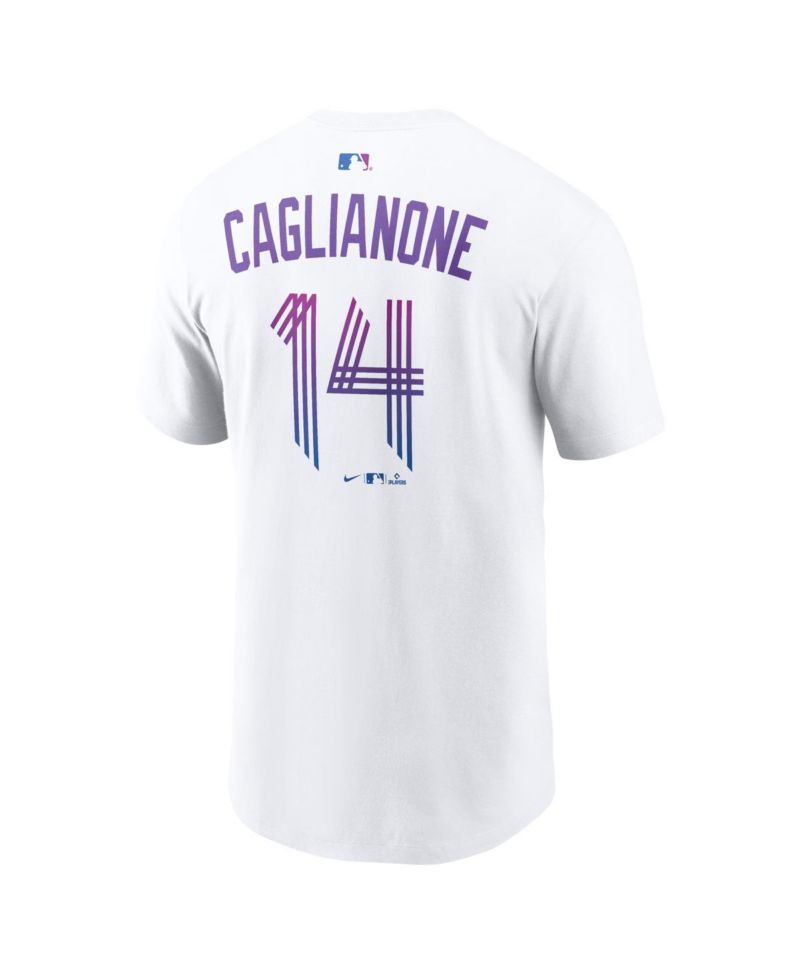 Men's Jac Caglianone White Kansas City Royals 2026 City Connect Name & Number T-Shirt