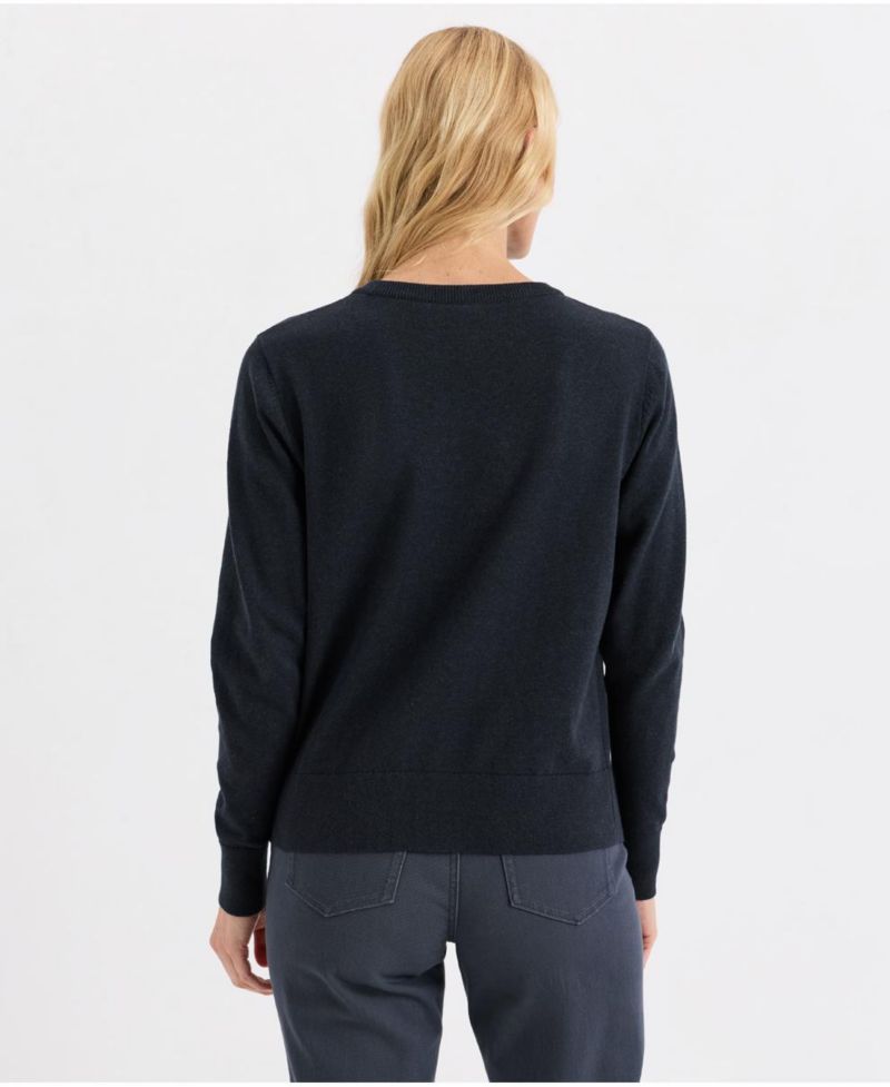 Women's Organic Cotton Essential Crew Neck Sweater