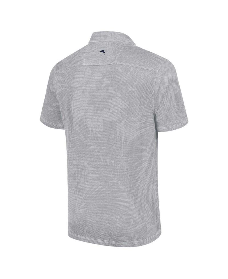 Men's Gray Alex Bowman Santiago Paradise Polo Shirt