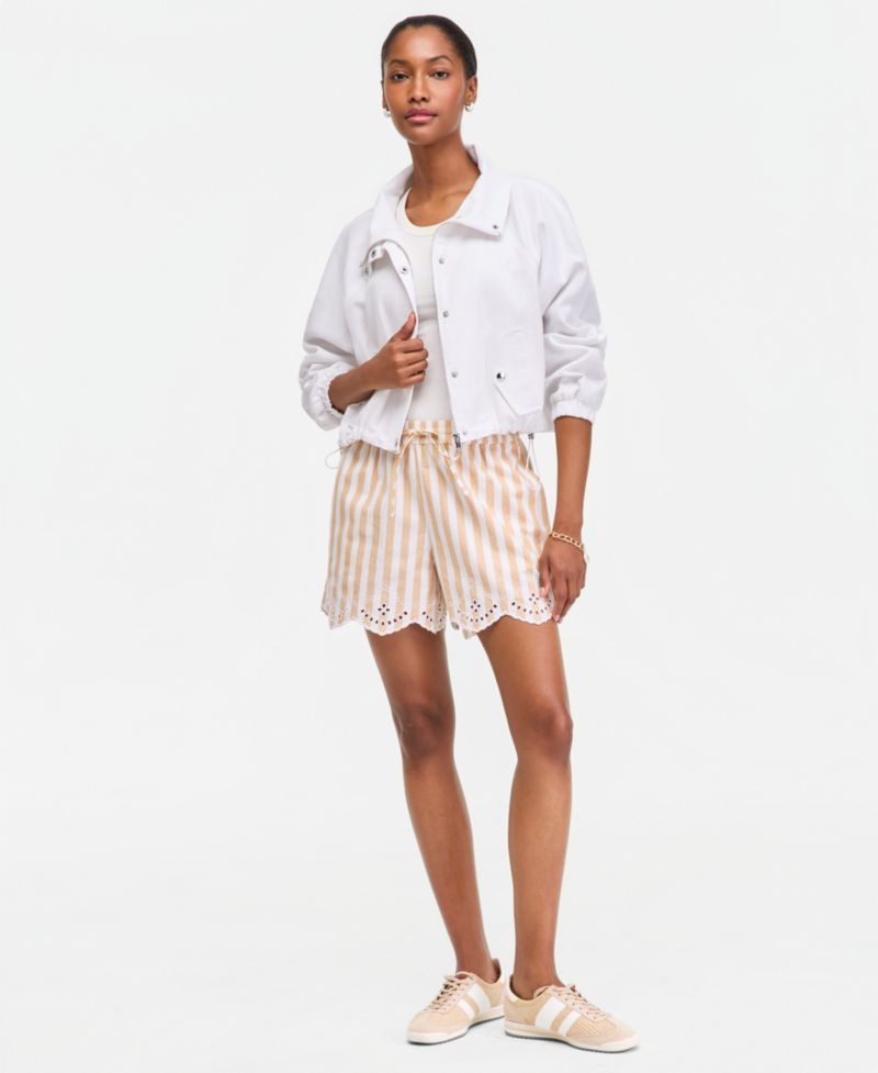 Women's Linen-Blend Utility Jacket