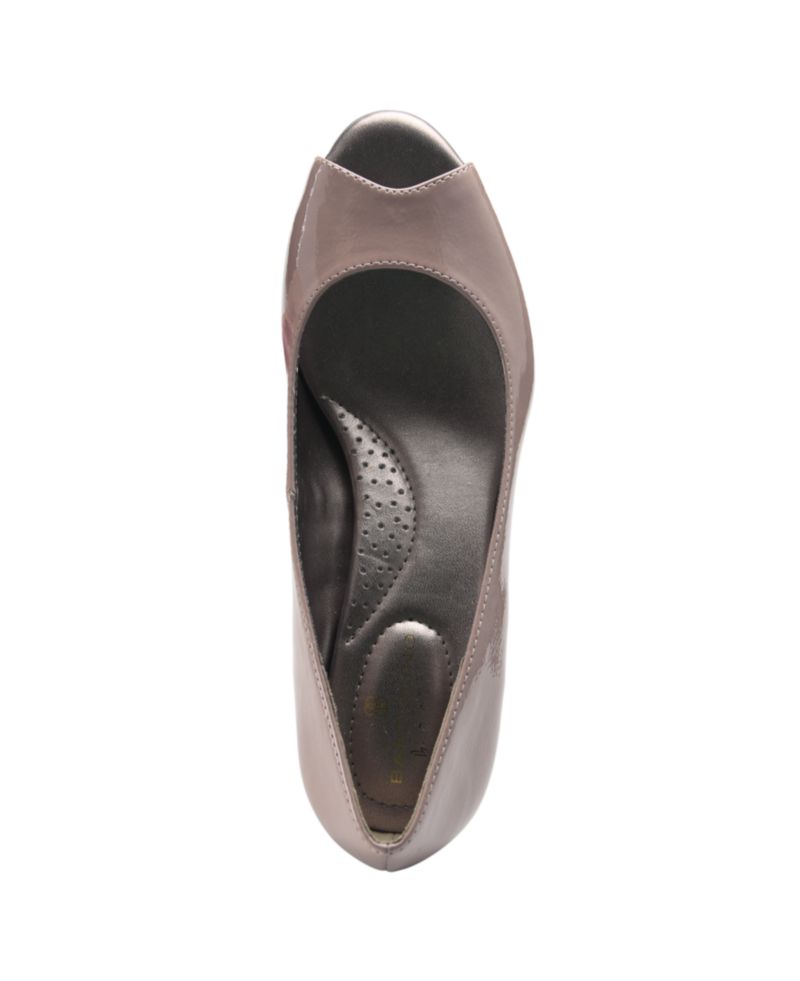 Women's Candra Low Wedge Peep Toe Dress Pumps