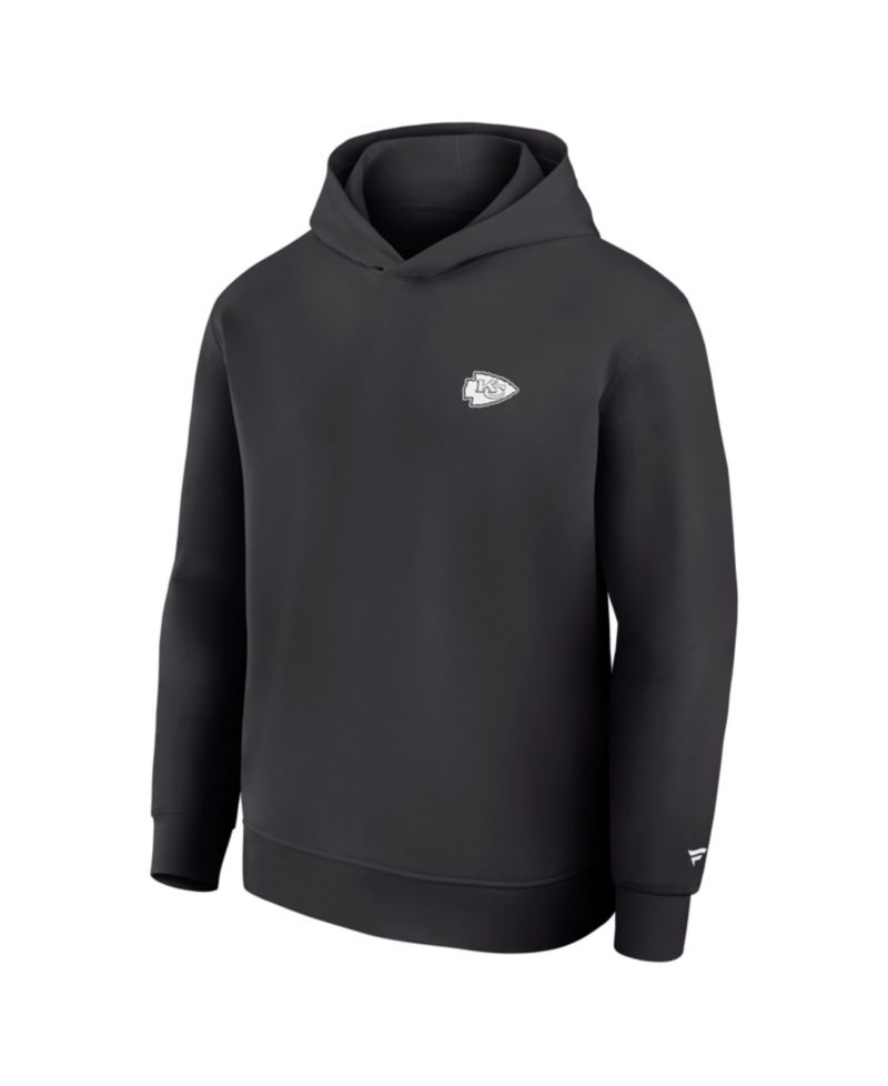 Men's Charcoal Kansas City Chiefs Clutch Tri-Blend Hoodie