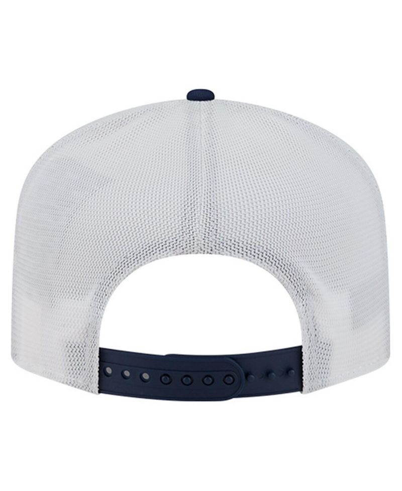 Men's Navy/White Dallas Cowboys Patch 19TWENTY Adjustable Hat