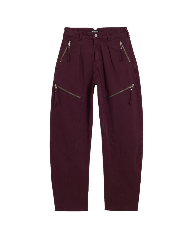 Women's Long Zipper Trousers