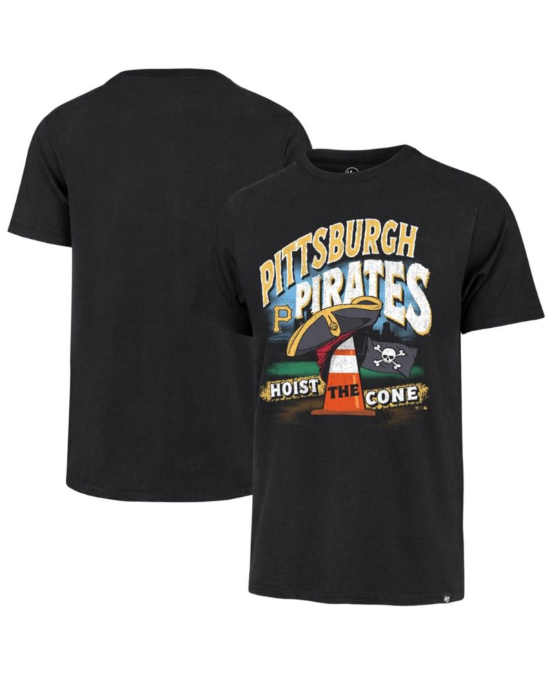 Men's Black Pittsburgh Pirates Hoist the Cone Regional Franklin T-Shirt