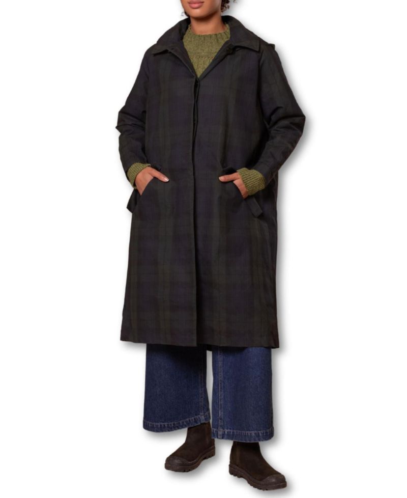 Women's British Waxed Cotton Trench Coat