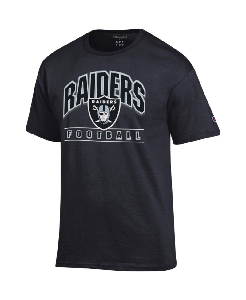 Men's Black Las Vegas Raiders Football T-Shirt