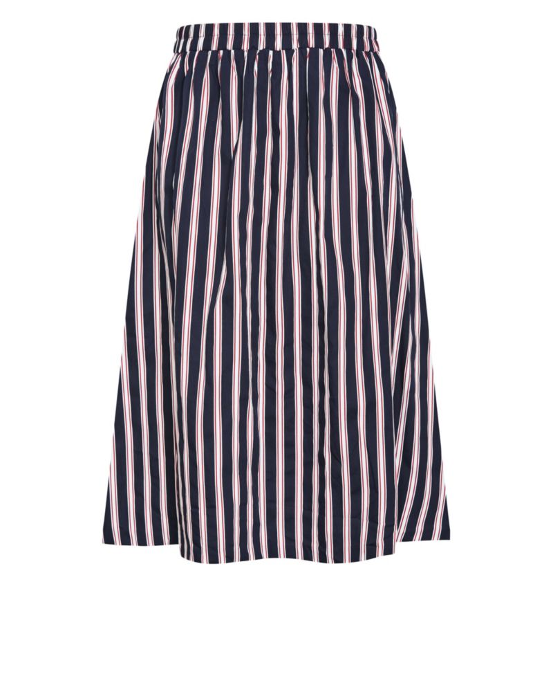 Women's Holiday Bloom Print Midi Skirt