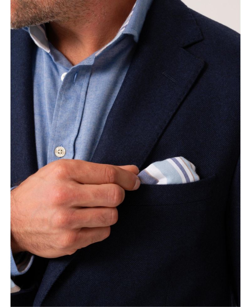 Men's Classic Wool and Cashmere Blend Blazer
