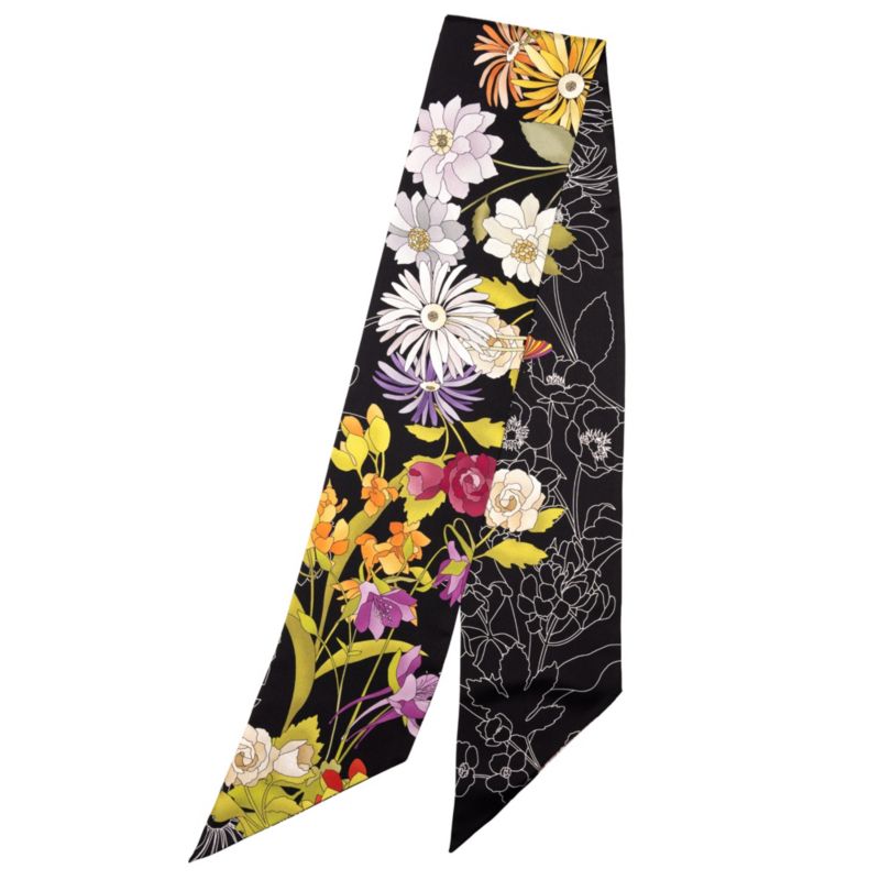 Vanessa - Skinny Silk Scarf for Women