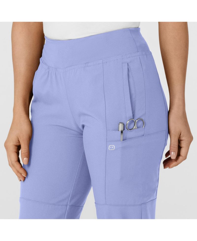 Petite W123 Comfort Waist Cargo Jogger Scrub Pant
