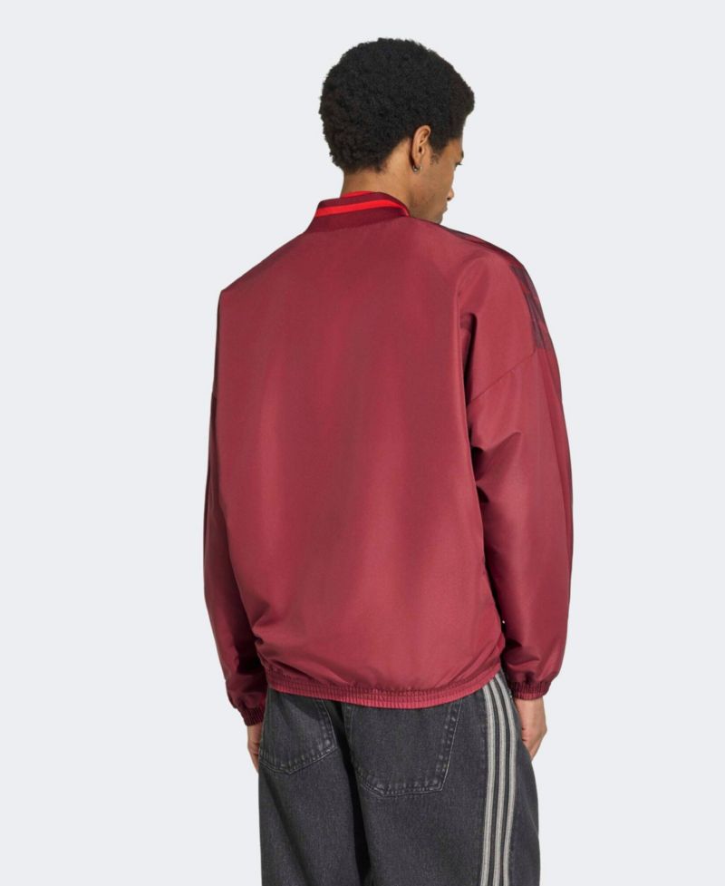 Men's Maroon Arsenal Stadium Culture Wear Full-Zip Track Jacket